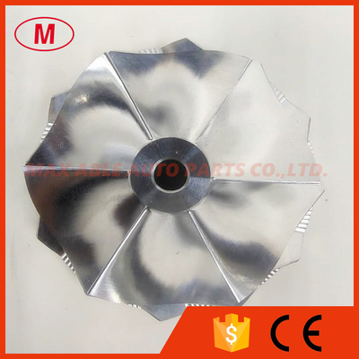 TD03 36.84/49.00mm 6+6 blades turbocharger milling/aluminum 2618/billet compressor wheel