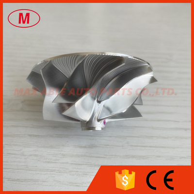 K04 reverse 45.09/56.08mm 6+6 blades 5306-123-2216 aluminum 2618/milling/ billet compressor wheel for K0422881 5304-970-0303/0304/0080/0081 TT30 Madza/Porsche 911 GT2 (997) 2007, 3.6L/BV50-2280