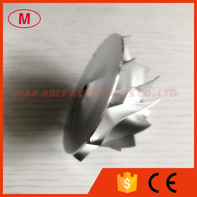 GT28 47.10/63.40mm 11+0 blades 55812/3712-0001 bore 5.99 milling/alumimun 2618/billet compressor wheel for 816365-0001