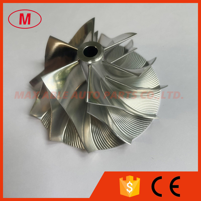 K27 5327-123-2303 52.40/76.00mm 6+6 blades performance milling/aluminum 2618/billet compressor wheel for 5327-970-7005
