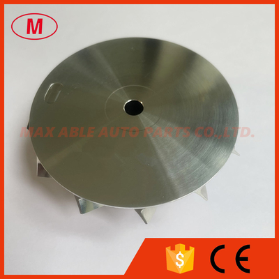 K27 5327-123-2303 52.40/76.00mm 6+6 blades performance milling/aluminum 2618/billet compressor wheel for 5327-970-7005