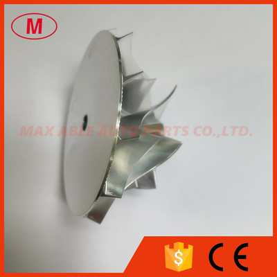 K27 5327-123-2303 52.40/76.00mm 6+6 blades performance milling/aluminum 2618/billet compressor wheel for 5327-970-7005