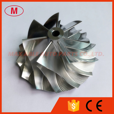 HX40 62.45/85.98mm 7+7 blades turbocharger billet/milling/aluminum 2618 compressor wheel