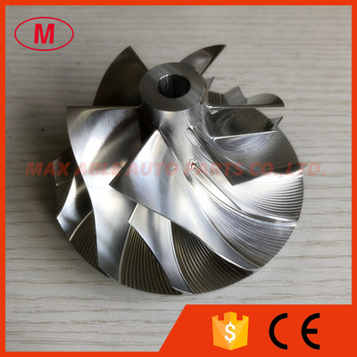 RHG8V 62.39/87.00mm 6+6 blades Turbo Billet/milling/Aluminum 2618 compressor wheel