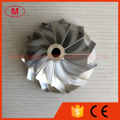 S400 171691 74.53/101.44mm 11+0 blades Turbo milling/aluminum 2618/billet compressor wheel