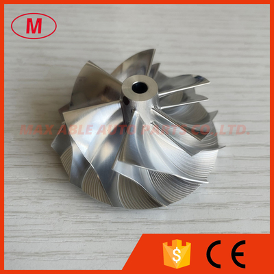 K04 46.39/56.08mm 6+6 blades aluminum 2618/milling /billet compressor wheel