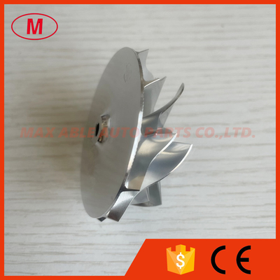 K04 46.39/56.08mm 6+6 blades aluminum 2618/milling /billet compressor wheel