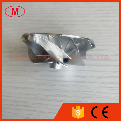 K04 46.39/56.08mm 6+6 blades aluminum 2618/milling /billet compressor wheel