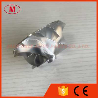 RHF5 forward 46.50/60.00mm 7+7blades high performance turbocharger milling/aluminum 2618/billet compressor wheel