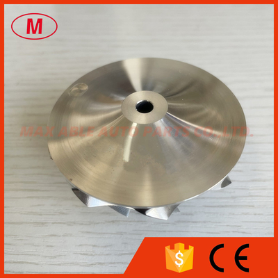 RHF5 48.35/60.00mm 9+0 Blades Point milling turbo aluminum 2618/Milling/billet compressor wheel