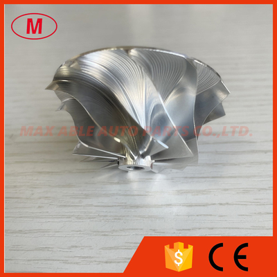 RHF5 36.60/52.50mm 11+0 blades high performance turbo turbocharger aluminum 2618/milling/billet compressor wheel for VJ26