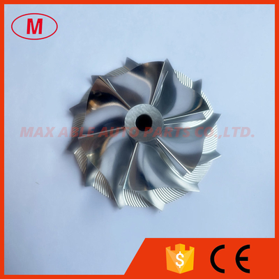 CT26 53.11/71.00mm 6+6 Blades Turbocharger aluminum 2618/milling/billet compressor wheel 