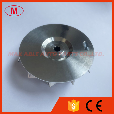 CT26 53.11/71.00mm 6+6 Blades Turbocharger aluminum 2618/milling/billet compressor wheel 