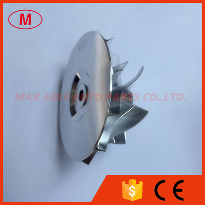 CT26 53.11/71.00mm 6+6 Blades Turbocharger aluminum 2618/milling/billet compressor wheel 