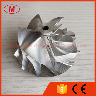 GT15-25 49.62/61.98mm 6+6 blades Turbo milling/aluminum 2618/billet compressor wheel