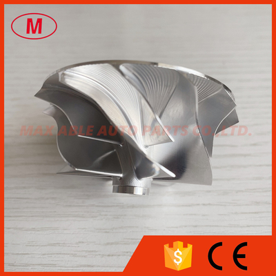 GT15-25 49.62/61.98mm 6+6 blades Turbo milling/aluminum 2618/billet compressor wheel