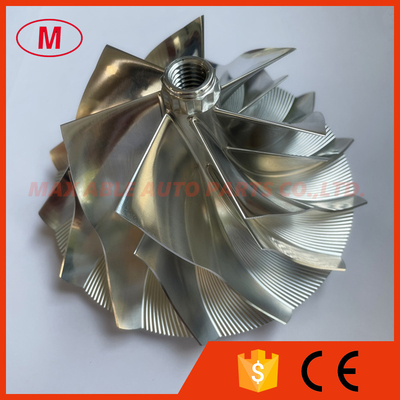 GT55 7+7 blades 88.83/131.97mm Dodecagon Nut design, Performance Design turbo milling/aluminum 2618/billet compressor wheel