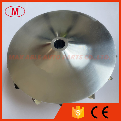 GT55 7+7 blades 88.83/131.97mm Dodecagon Nut design, Performance Design turbo milling/aluminum 2618/billet compressor wheel