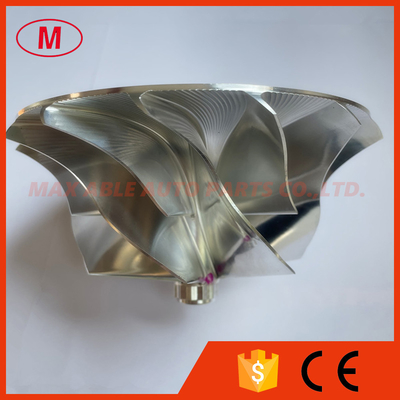 GT55 7+7 blades 88.83/131.97mm Dodecagon Nut design, Performance Design turbo milling/aluminum 2618/billet compressor wheel