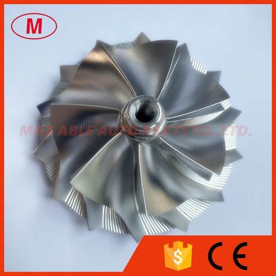 PTE76 76.44/102.40mm 7+7 blades point milling turbocharger milling/aluminum 2618/billet compressor wheel for PTE7685 Sportman CEA GEN2, PTE7675 Sportsman CEA GEN2, PTE7675HP CEA GEN2