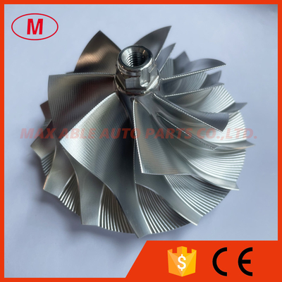PTE76 76.44/102.40mm 7+7 blades point milling turbocharger milling/aluminum 2618/billet compressor wheel for PTE7685 Sportman CEA GEN2, PTE7675 Sportsman CEA GEN2, PTE7675HP CEA GEN2