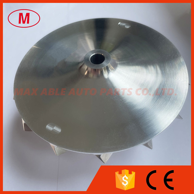PTE76 76.44/102.40mm 7+7 blades point milling turbocharger milling/aluminum 2618/billet compressor wheel for PTE7685 Sportman CEA GEN2, PTE7675 Sportsman CEA GEN2, PTE7675HP CEA GEN2