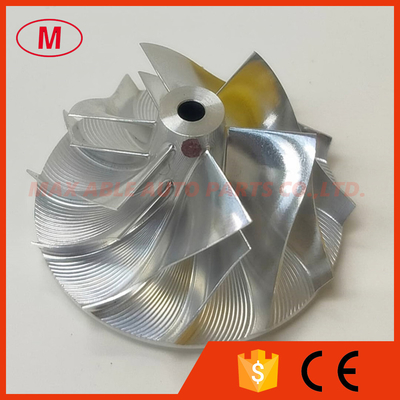 TD03 reverse 36.50/48.00mm 6+6 blades Turbo milling/aluminum 2618/billet compressor wheel