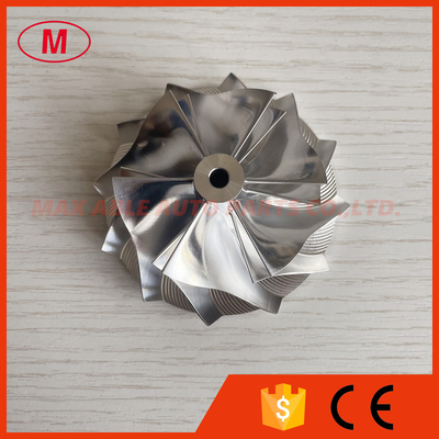 K04 52.50/68.00mm 6+6 blades high performance turbo milling/aluminum 2618/billet compressor wheel