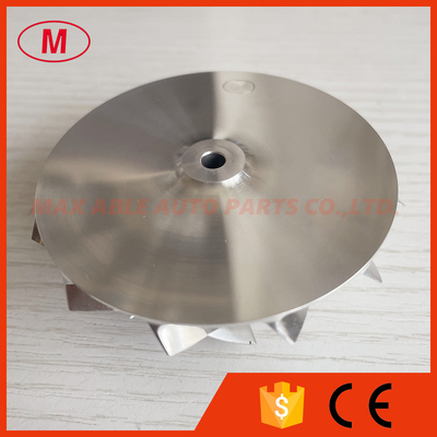 K04 52.50/68.00mm 6+6 blades high performance turbo milling/aluminum 2618/billet compressor wheel