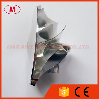 HX40 64.50/90.00mm 6+6 blades Bullet Head turbocharger milling/aluminum 2618/billet compressor wheel
