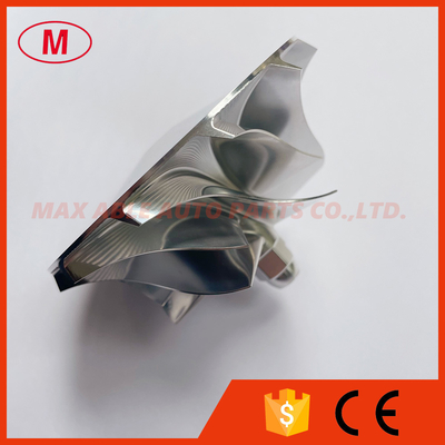 HX40 64.50/90.00mm 6+6 blades Bullet Head turbocharger milling/aluminum 2618/billet compressor wheel