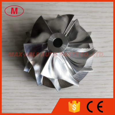 3LM 58.00/76.07mm 6+6 blades high performance Turbo Billet/aluminum 2618/milling compressor wheel