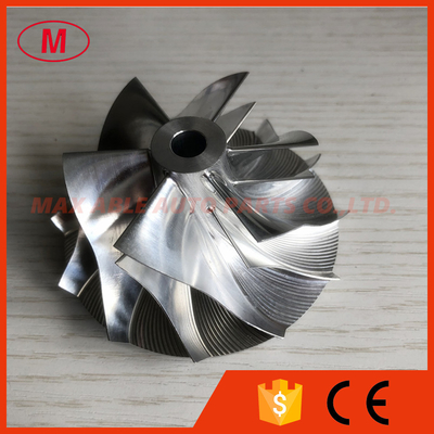 3LM 58.00/76.07mm 6+6 blades high performance Turbo Billet/aluminum 2618/milling compressor wheel