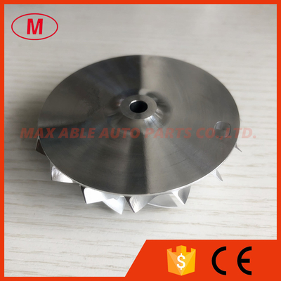 T04B 54.10/69.96mm 8+8 blades high performance Turbo Aluminum 2618 /Billet/milling compressor wheel