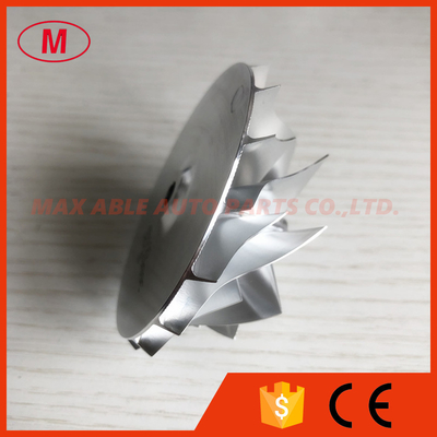 T04B 54.10/69.96mm 8+8 blades high performance Turbo Aluminum 2618 /Billet/milling compressor wheel