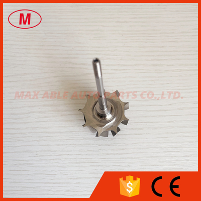 TD03 37.7/43.1mm 9 blades journal bearing turbo turbine wheel&shaft/turbo wheel