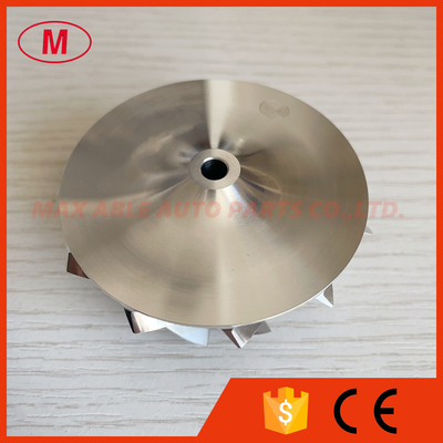 GT15-25 49.50/59.48mm 11+0 blades high performance turbocharger milling/aluminum 2618/billet compressor wheel