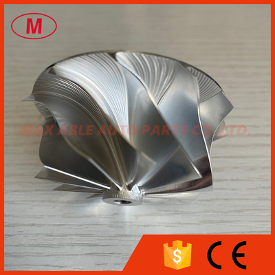 GT15-25 49.50/59.48mm 11+0 blades high performance turbocharger milling/aluminum 2618/billet compressor wheel