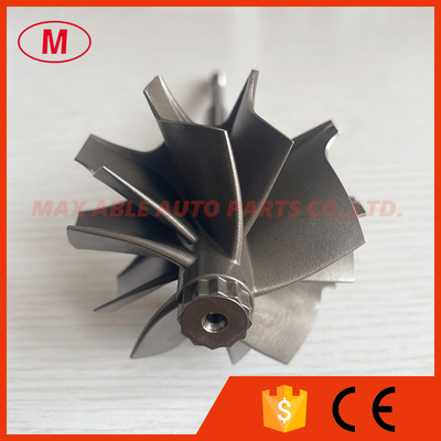 HX35 HX35W H1C Ind 70mm Exd 60mm 5+5 blades Turbocharger Turbine Wheel /turbine Shaft&wheel