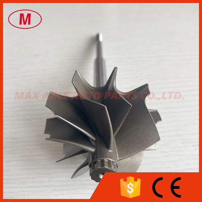 HX35 HX35W H1C Ind 70mm Exd 60mm 5+5 blades Turbocharger Turbine Wheel /turbine Shaft&wheel