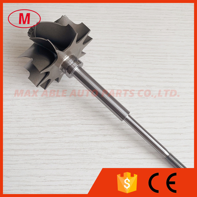HX35 HX35W H1C Ind 70mm Exd 60mm 5+5 blades Turbocharger Turbine Wheel /turbine Shaft&wheel