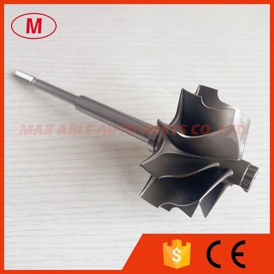 HX35 HX35W H1C Ind 70mm Exd 60mm 5+5 blades Turbocharger Turbine Wheel /turbine Shaft&wheel
