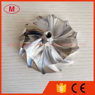HX40 64.50/90.00mm 6+6 blades Bullet Head turbocharger milling/aluminum 2618/billet compressor wheel