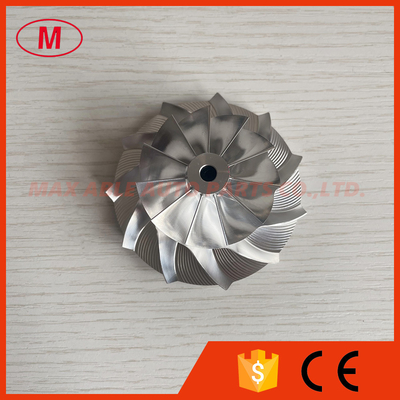 GT15-25 45.00/69.00mm 11+0 blades Turbo milling/aluminum 2618/billet compressor wheel