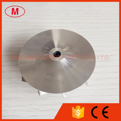 GT15-25 436131-0002/436131-0016 38.62/52.19mm 11+0 blades high performance point milling/snake curve Turbo billet compressor wheel