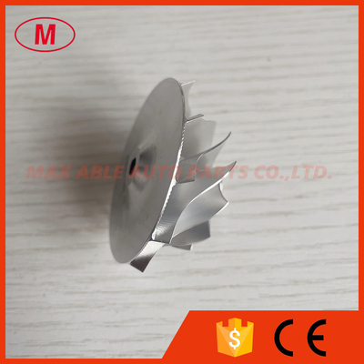 GT15-25 436131-0002/436131-0016 38.62/52.19mm 11+0 blades high performance point milling/snake curve Turbo billet compressor wheel