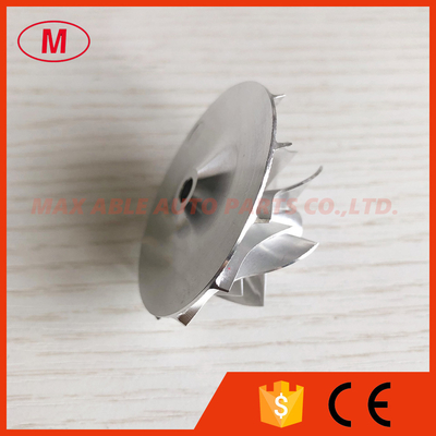 GT15-25 702489-0009/6/2 34.62/49.00mm 6+6 blades turbo milling/aluminum 2618/billet compressor wheel for 717858/724930