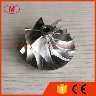 GT15-25 6+6 blades 34.10/46.00mm high performance turbo milling/aluminum 2618/billet compressor wheel for 737686-0002