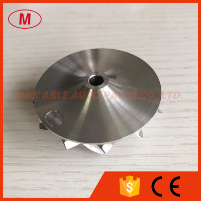 GT15-25 6+6 blades 34.10/46.00mm high performance turbo milling/aluminum 2618/billet compressor wheel for 737686-0002