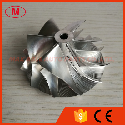 TD04HL 6+6 blades 49.62/61.01mm high performance turbocharger billet/milling/aluminum 2618 compressor wheel